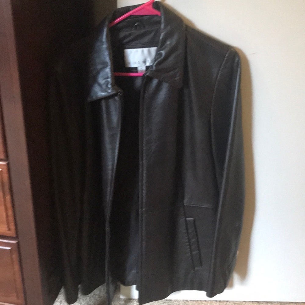 Nine West Womens Leather Jacket